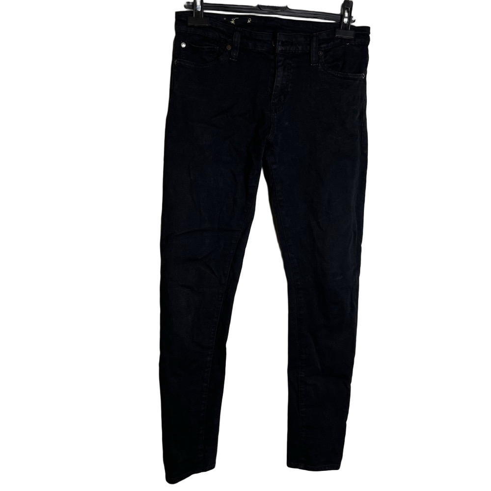 Denim & Supply Ralph Lauren Black Skinny Jeans Size 30 Slim Stretch Dark Wash